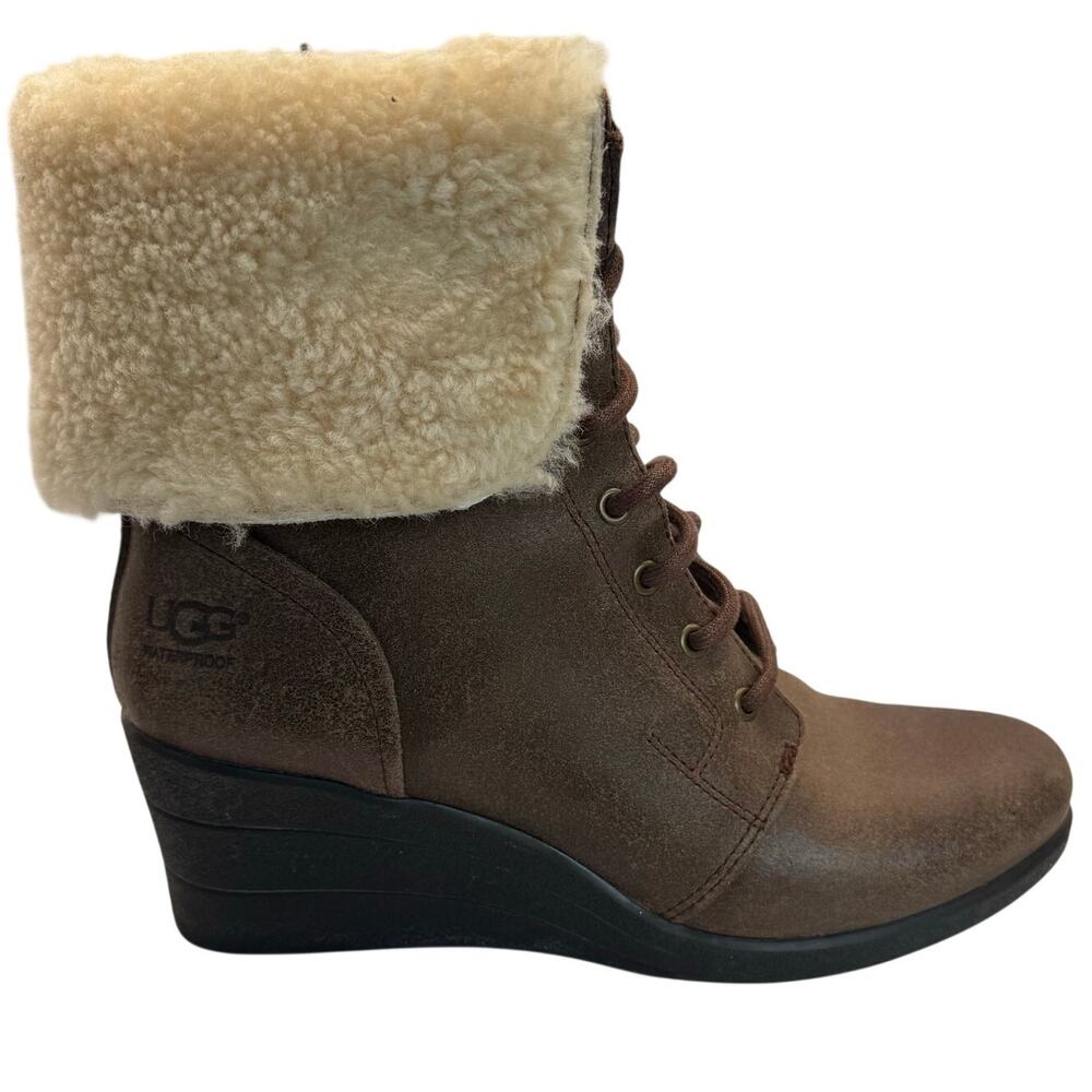 UGG Zea Waterproof Wedge Boots Women 9